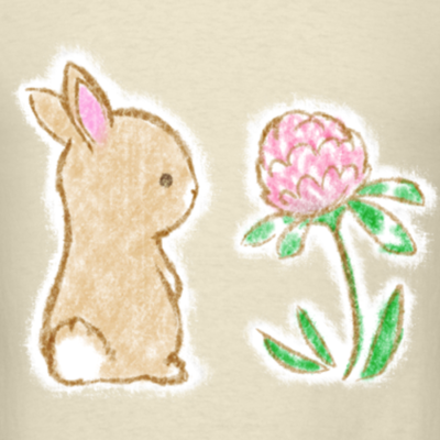 Cute Clover Bunny T-Shirt