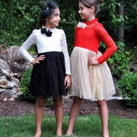 Red Vintage Glam Dress - Thumbnail 1