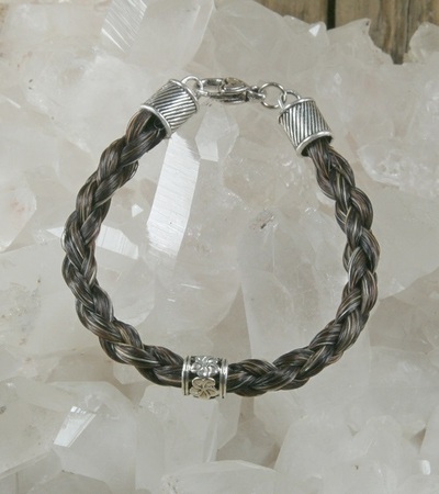 Black Mix Horse Hair Bracelet
