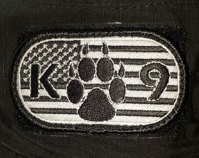 American K-9 Flag Embroidered Patch