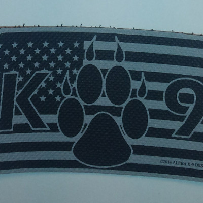 American k-9 flag vinyl patch - Thumbnail 5