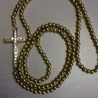 Gold Beaded Necklace  - Thumbnail 1