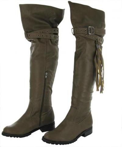 LOVELY PEOPLE Malibu Women VEGAN Synthetic Over the Knee Boot