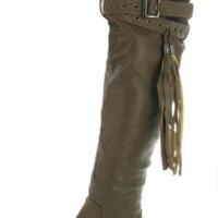 LOVELY PEOPLE Malibu Women VEGAN Synthetic Over the Knee Boot - Thumbnail 3