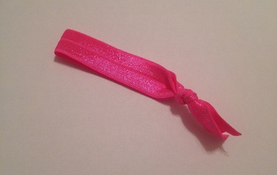 Neon Pink Hair Tie