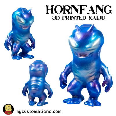 Hornfang 3d printed kaiju figure