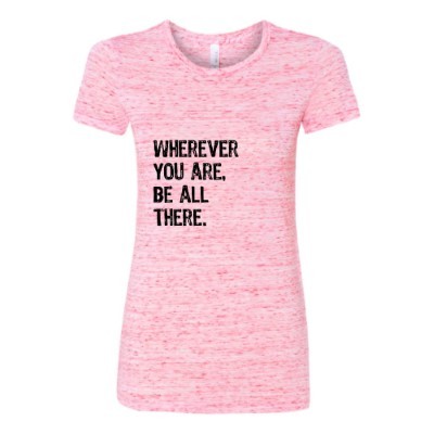 Wherever you are- women's red