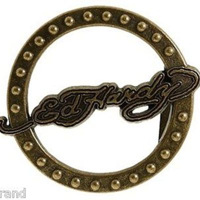 Ed hardy eh6010c sku #7482371 ladies/junior belt buckle one size