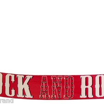 Ed hardy eh3038 rock n roll burn & cuteness coal ladies/junior belt & buckle