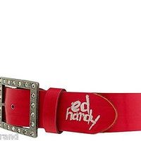 Ed Hardy EH3038 ROCK N ROLL Burn & Cuteness Coal Ladies/Junior Belt & Buckle - Thumbnail 2