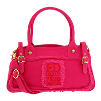 Ed Hardy Frayed Patch Francesca Satchel - Thumbnail 1