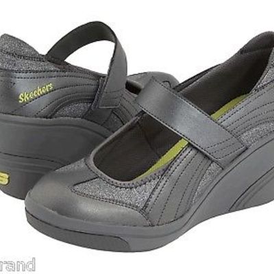 Skechers bon ton rockette woman shoes size 8.5 pewter brand new