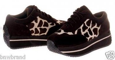 Volatile Expulsion Animal Brown Giraffe Ladies Shoes Size 7.5