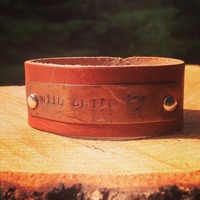 "Good Faith" Wild Child Leather Bracelet - Thumbnail 1