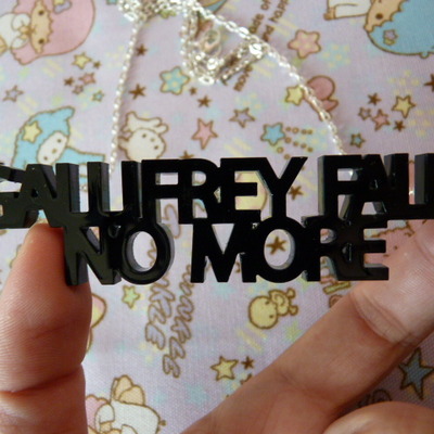 "galliery falls no more" doctor who necklace