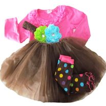 Brownie Sprinkles TuTu Set 4T-6T
