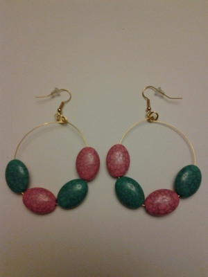 Beaded Circle Earrings