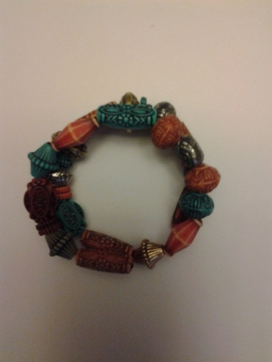 Beaded Wraparound Bracelet