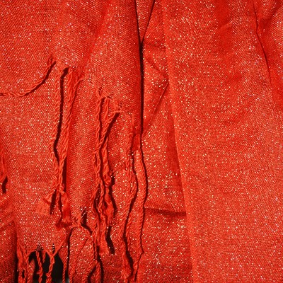 Sparkly hijab - burnt orange