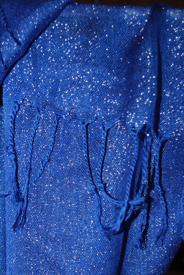 Sparkly Hijab - Electric Blue