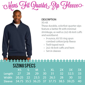 Embroidered: Antler 1/4 Zip Monogram