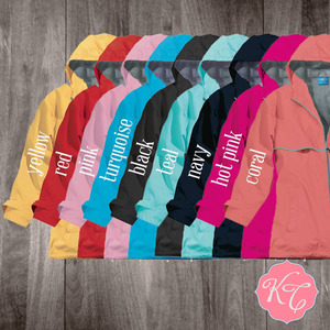  Embroidered: ANTLER Monogram Ladies Rain Jacket - Thumbnail 1