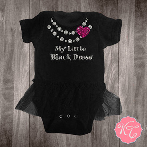 My Little Black Dress Tutu Onesie