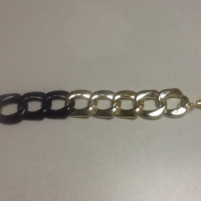 Black and gold bracelet