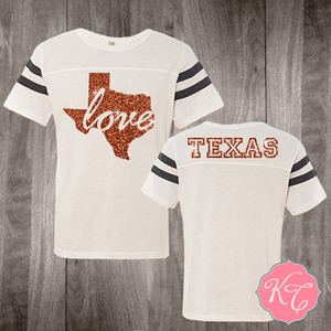 Texas Love Football Jersey