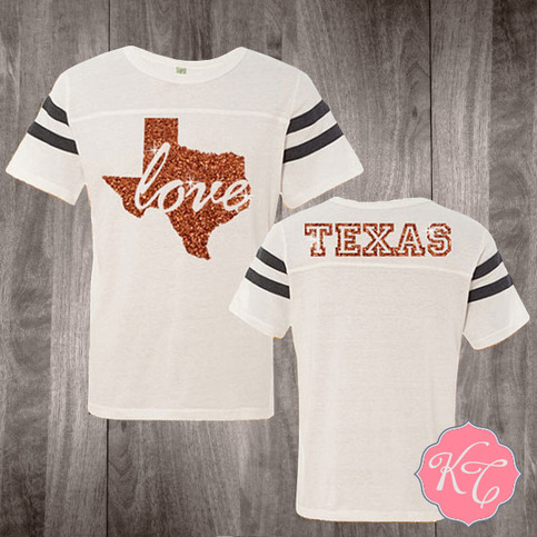 Texas Love Football Jersey