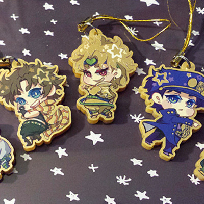 Jjba phone straps