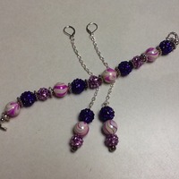 Earrings And Braclet Set - Thumbnail 2