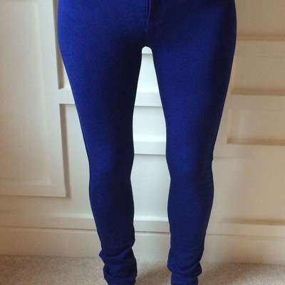 Cobalt blue jeggings