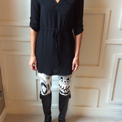 Aztec print leggings