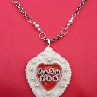 Hashtag necklace