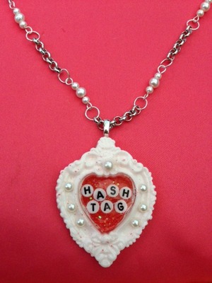 Hashtag necklace