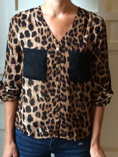 Leopard Print Top