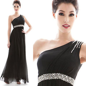  asymmetric chiffon party wedding gown prom ball evening dress