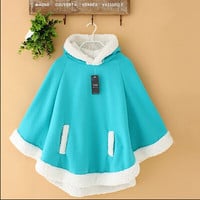 New cute bat hooded sweater shawl cape coat  - Thumbnail 3