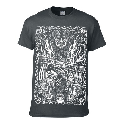 Negg cover art shirt - charcoal