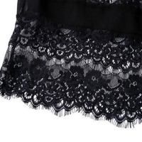 Eyelash Lace Black Kimono - Thumbnail 3