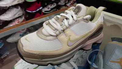 Preschool nike shox turbo wht brwn pink