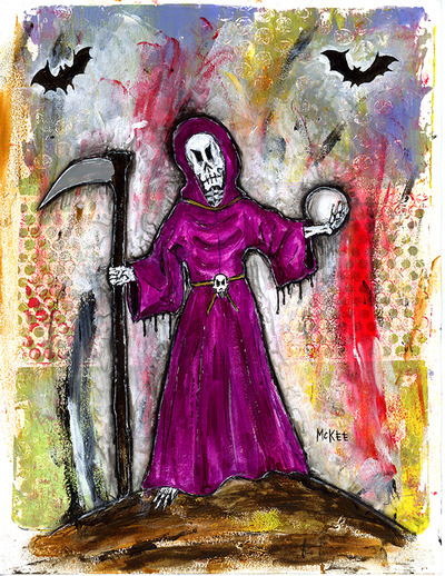 Marisol McKee Art - "Death Before Us"