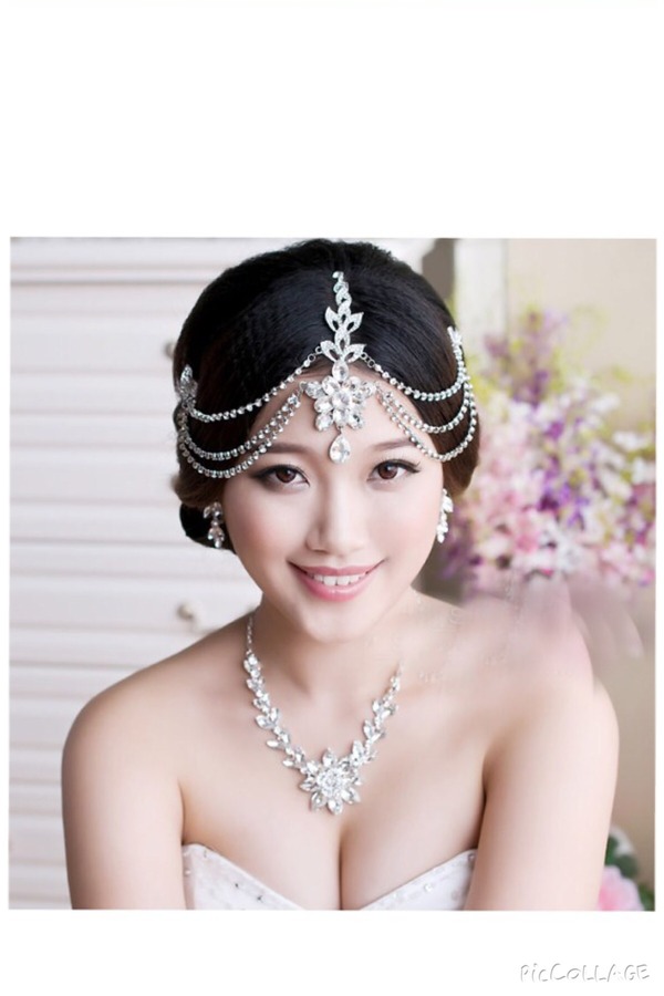 Rhinestone Tassel hair piece