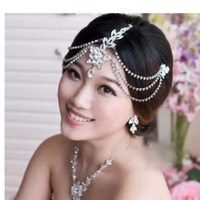 Rhinestone Tassel hair piece - Thumbnail 1