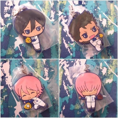 Ace of diamond - rubber strap - sawamura eijun / miyuki kazuya / furuya satoru / kuramochi youichi /kominato haruichi / ryosuke / isashiki / yuuki 