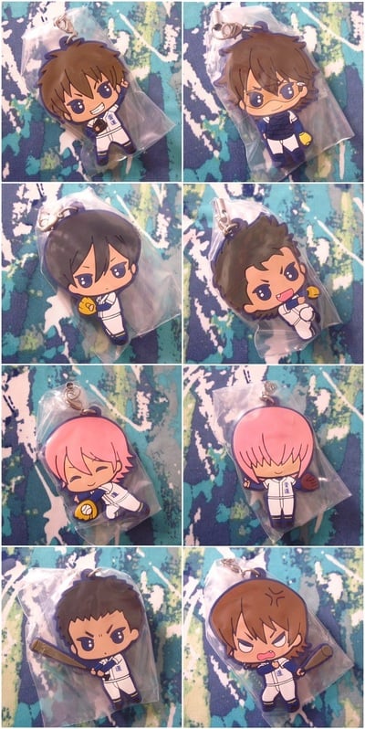 Ace of Diamond - Rubber Strap - Sawamura Eijun / Miyuki Kazuya / Furuya Satoru / Kuramochi Youichi /Kominato Haruichi / Ryosuke / Isashiki / Yuuki 