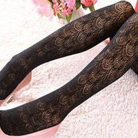 Vintage Eyelash Lace Tights - Thumbnail 3