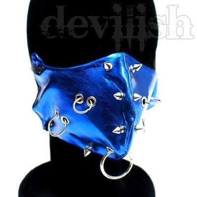 Metal piercings mask