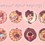Haikyuu!! Donut Key Rings-3